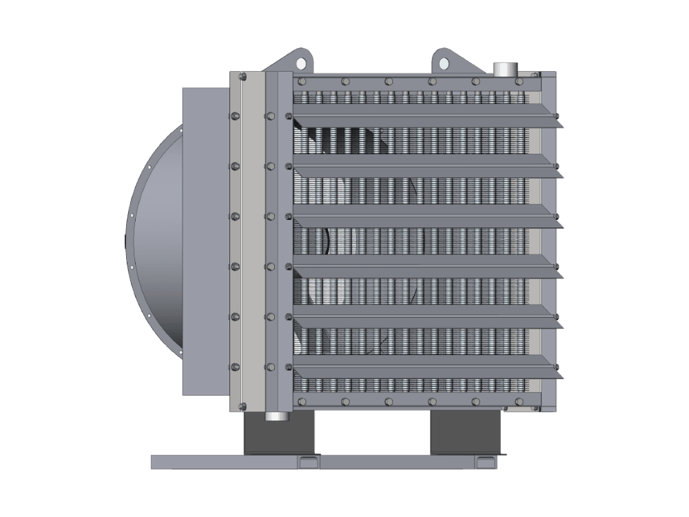 Паровой воздушный агрегат АО 2-10 трехрядный