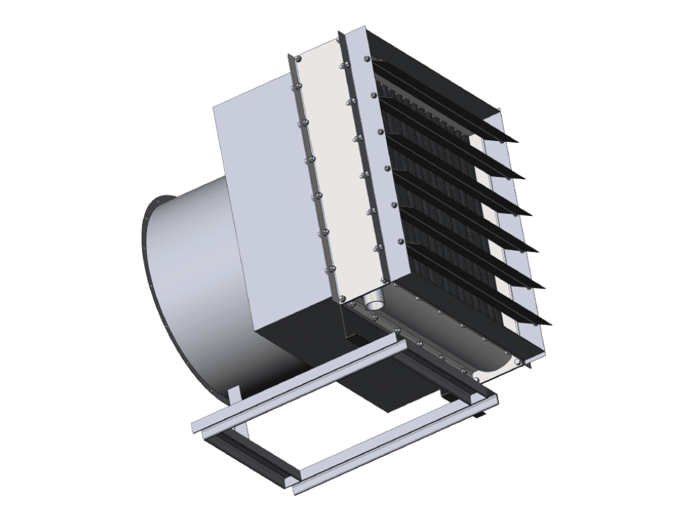 Воздушно-отопительный агрегат АО 2-10 КПСк3 паровой