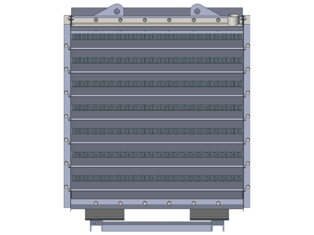 Паровой воздушный агрегат АО 2-15 трехрядный