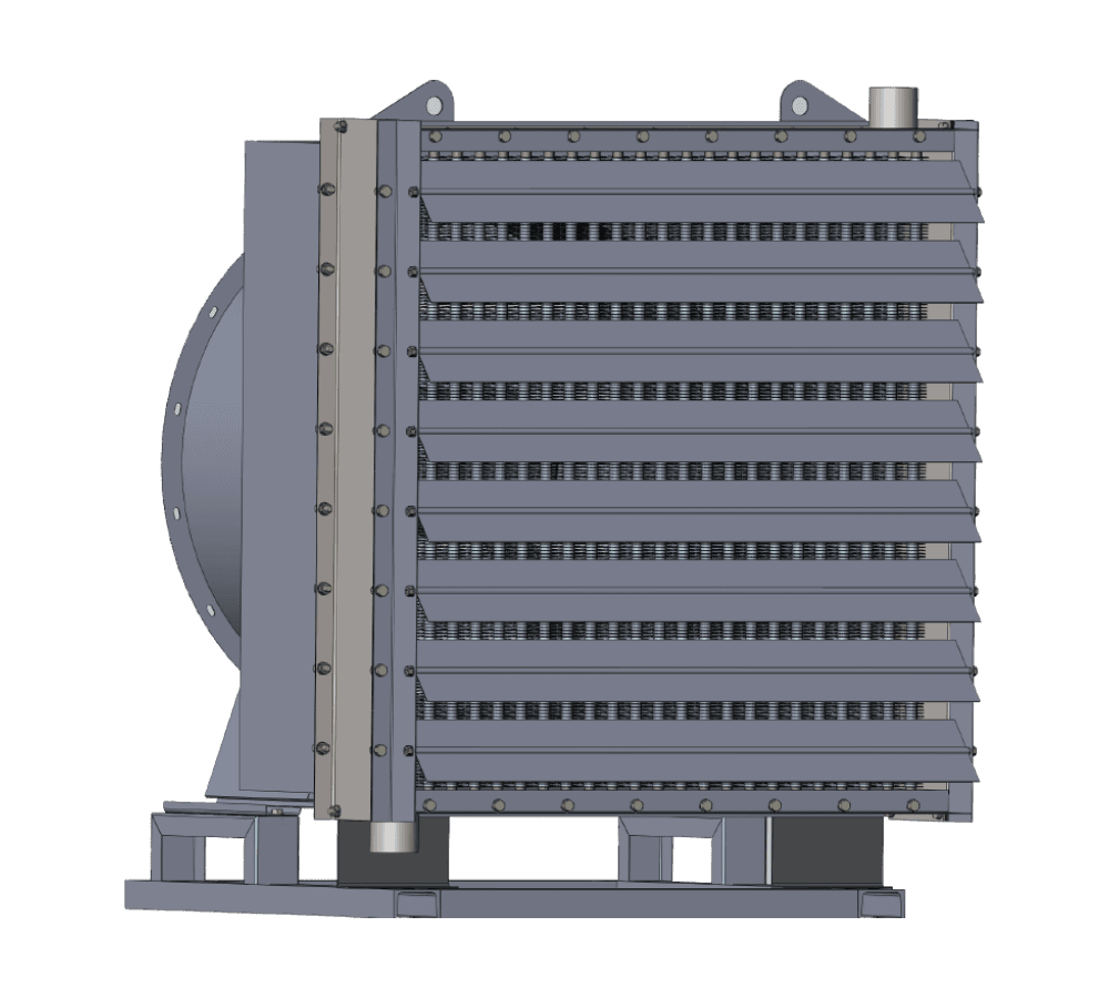 Паровой воздушный агрегат АО 2-20 четырехрядный