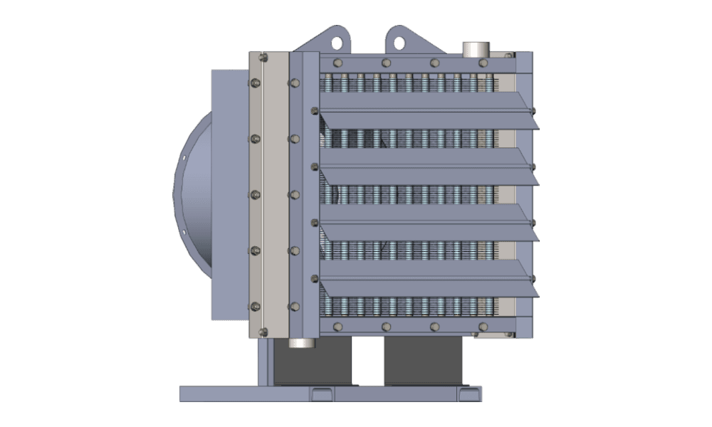 Паровой воздушный агрегат АО 2-4 трехрядный