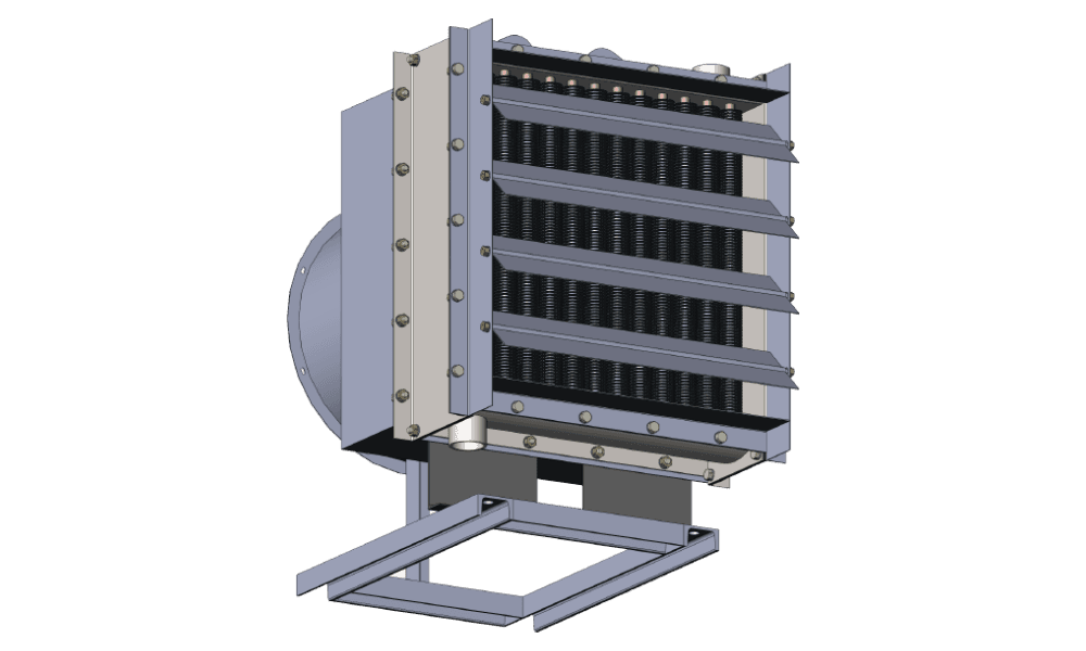 Воздушно-отопительный агрегат АО 2-4 КПСк3 паровой