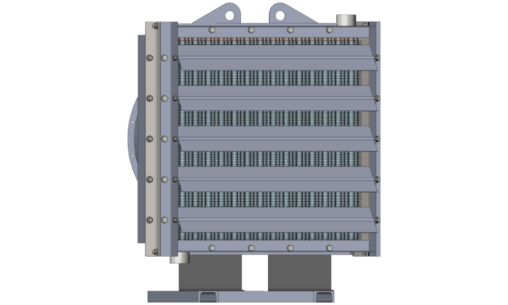 Паровой воздушный агрегат АО 2-5 четырехрядный