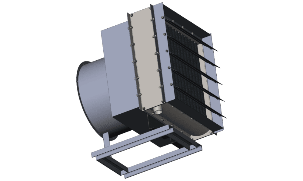 Воздушно-отопительный агрегат АО 2-5 КПСк4 паровой