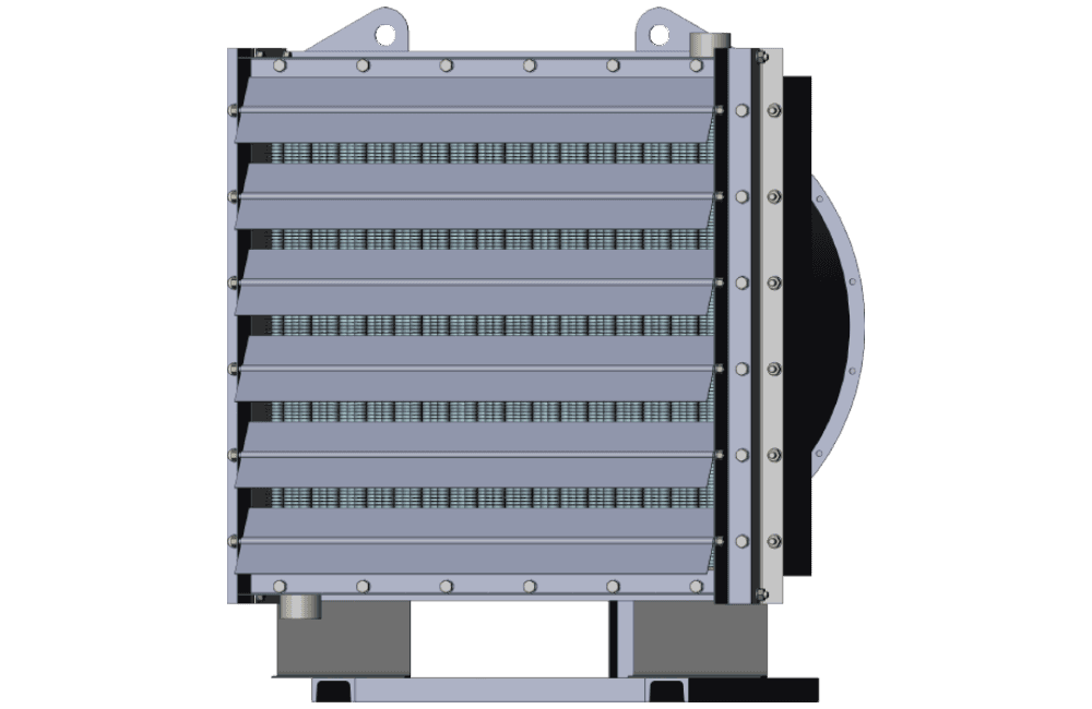 Паровой воздушный агрегат АО 2-6.3 трехрядный