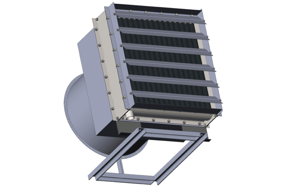 Воздушно-отопительный агрегат АО 2-6.3 КПСк3 паровой