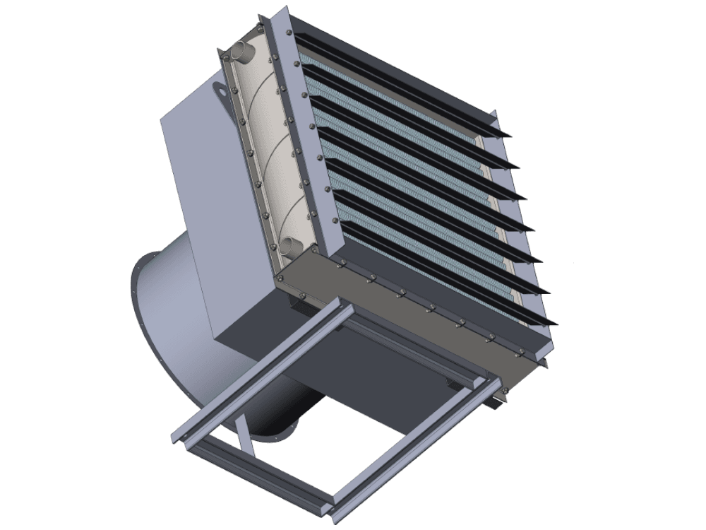 Воздушно-отопительный агрегат АО 2-15 КСк4 водяной