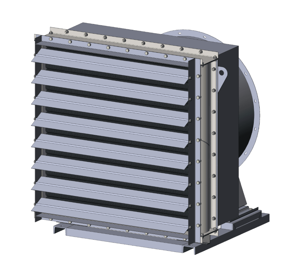 Водяной воздушный агрегат АО 2-20 трехрядный