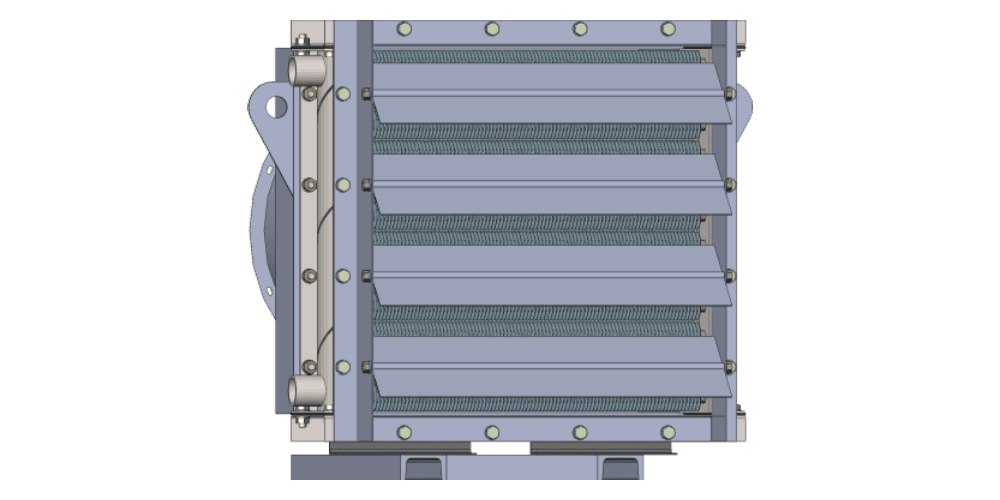 Водяной воздушный агрегат АО 2-3 четырехрядный
