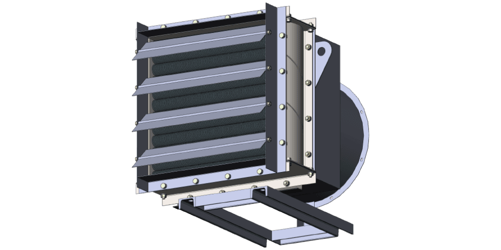 Воздушно-отопительный агрегат АО 2-3 КСк4 водяной