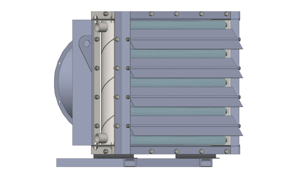Водяной воздушный агрегат АО 2-4 четырехрядный
