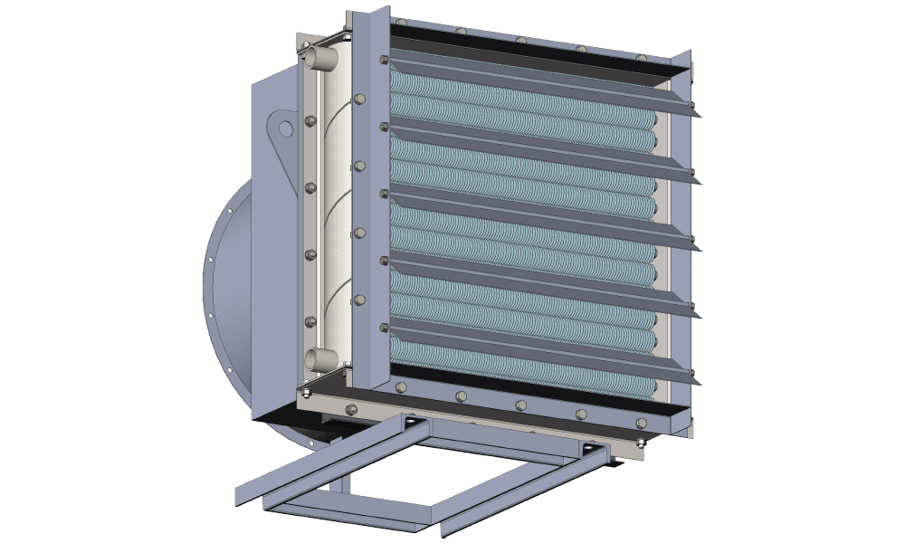 Воздушно-отопительный агрегат АО 2-5 КСк3 водяной