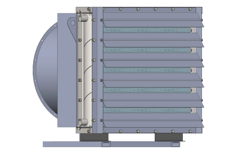 Водяной воздушный агрегат АО 2-6.3 трехрядный