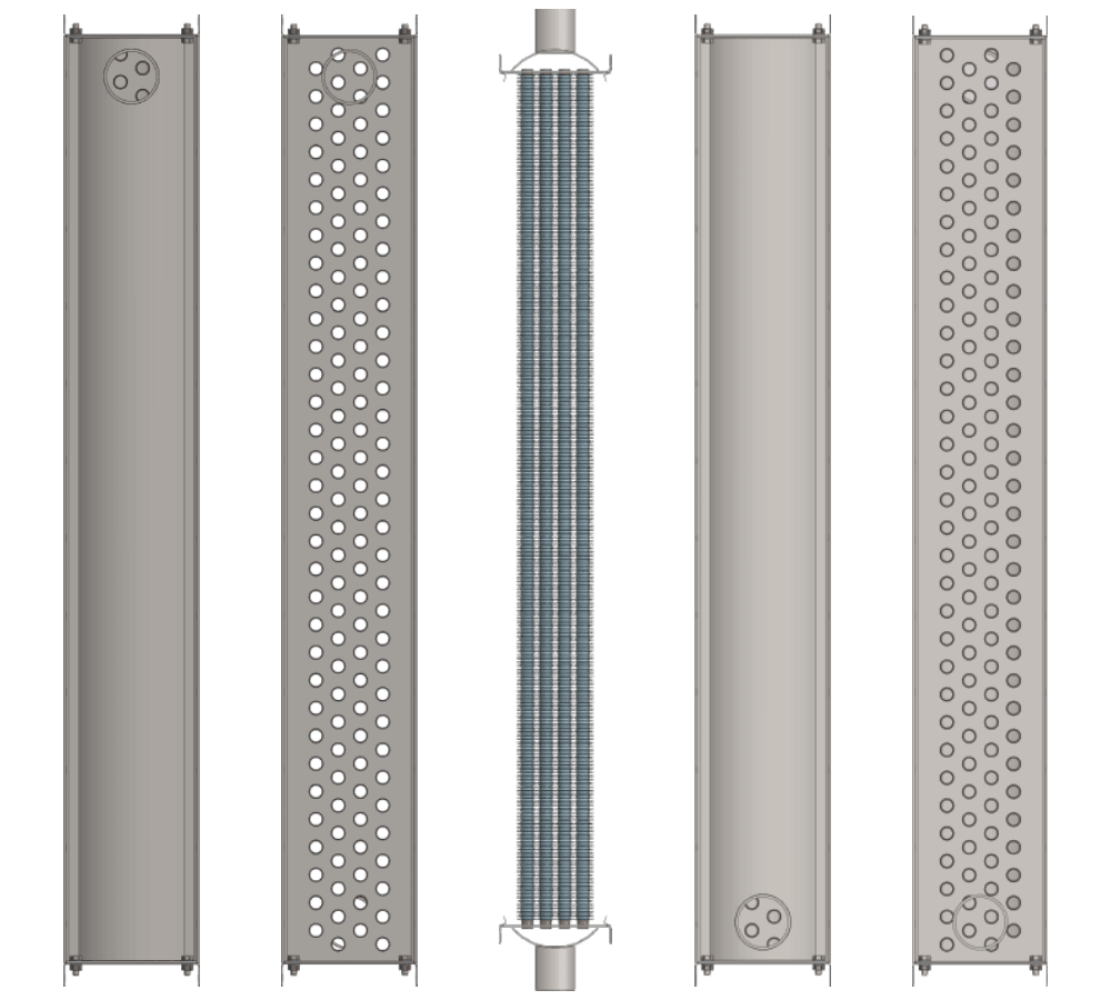 Калорифер КП 412 чертеж