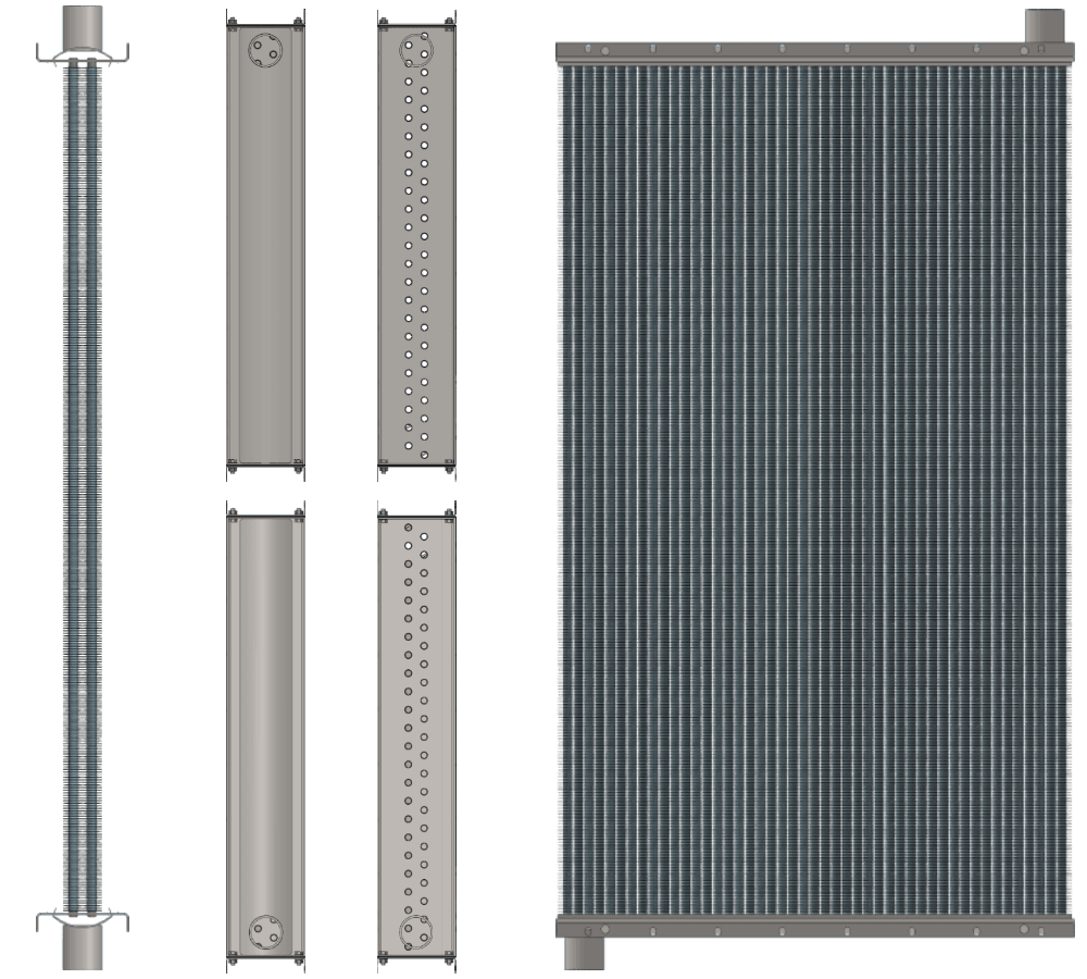 Калорифер КПСк 2-11 чертеж