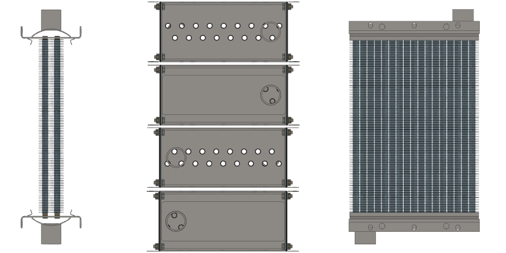 Калорифер КПСк 2-1 чертеж