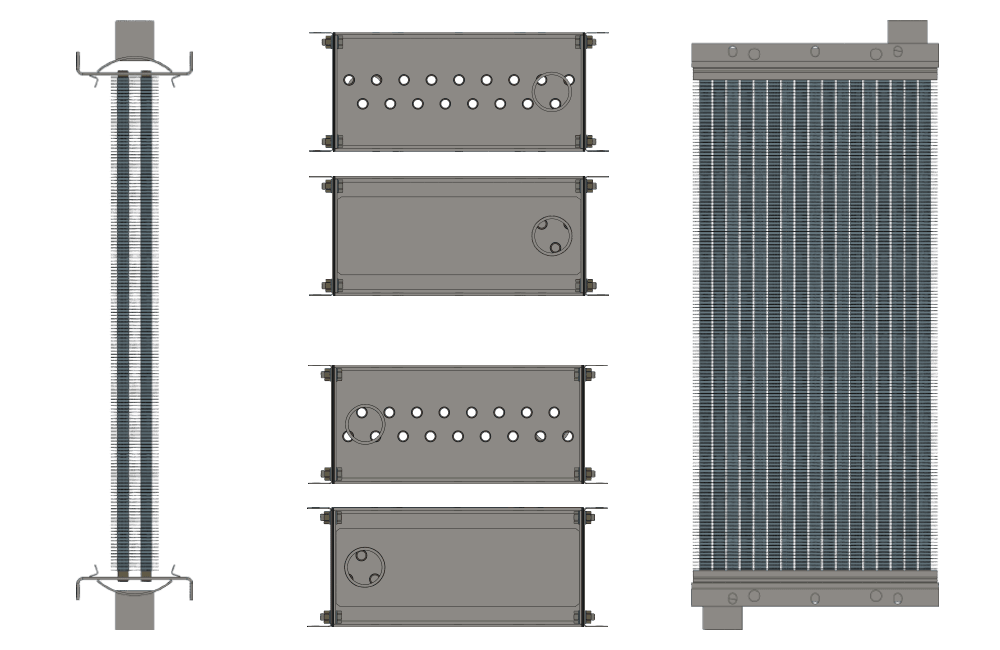 Калорифер КПСк 2-3 чертеж