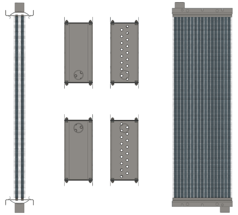 Калорифер КПСк 2-5 чертеж