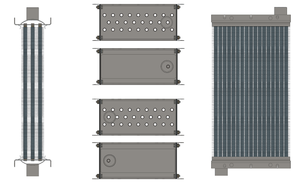 Калорифер КПСк 3-2 чертеж