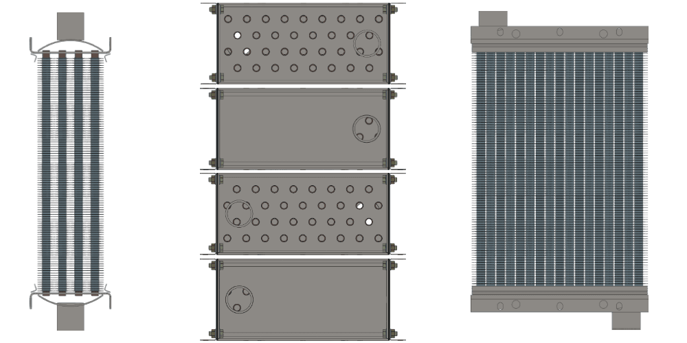 Калорифер КПСк 4-1 чертеж