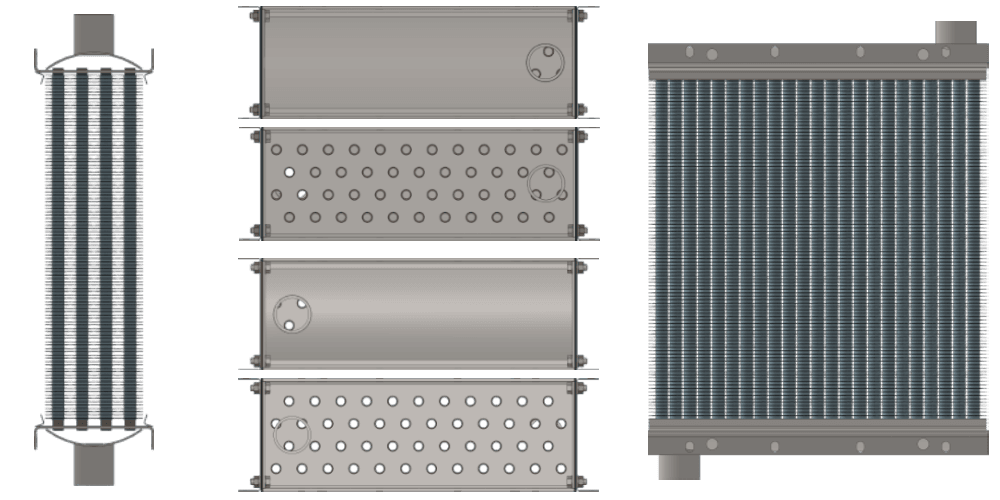Калорифер КПСк 4-6 чертеж