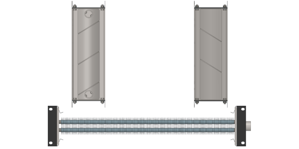 Калорифер КСк 2-8 чертеж