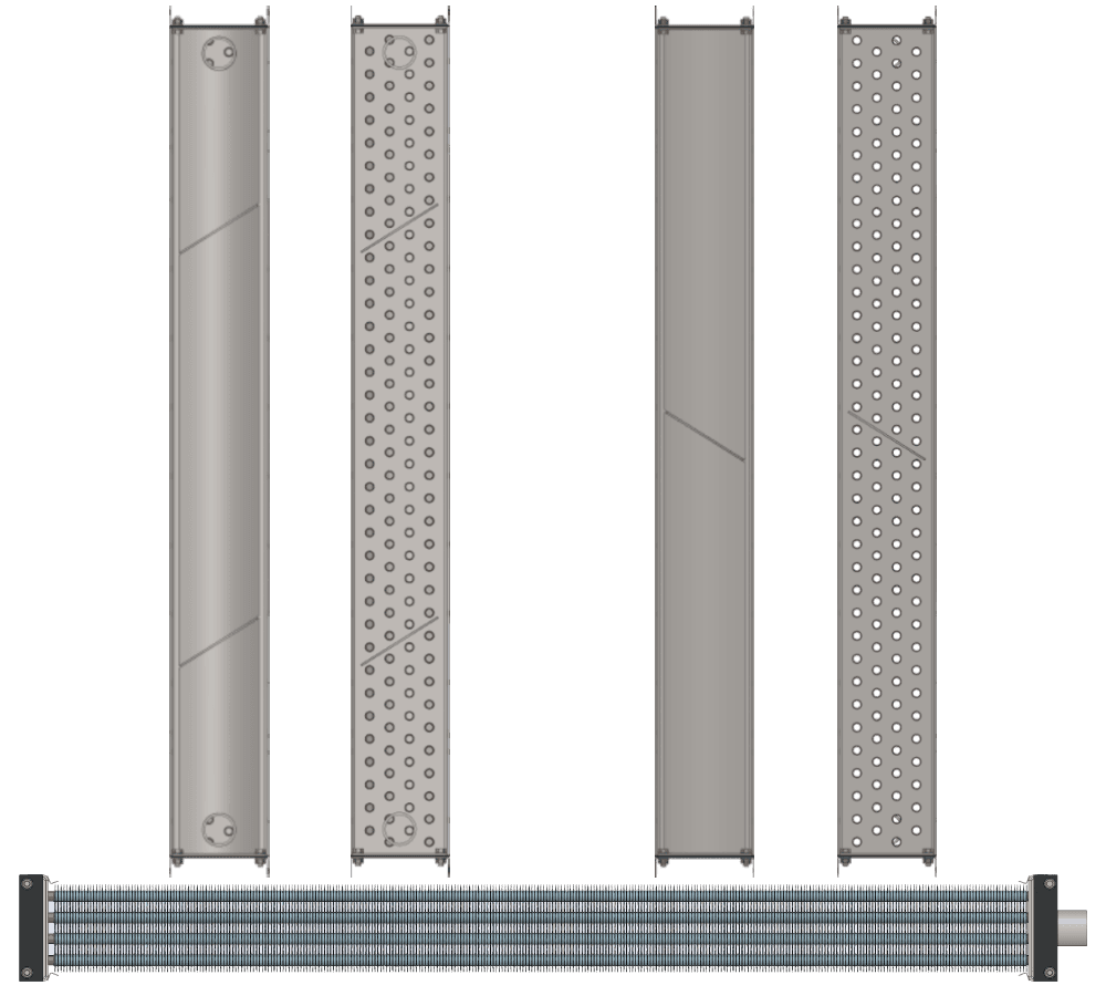 Калорифер КСк 4-12 чертеж
