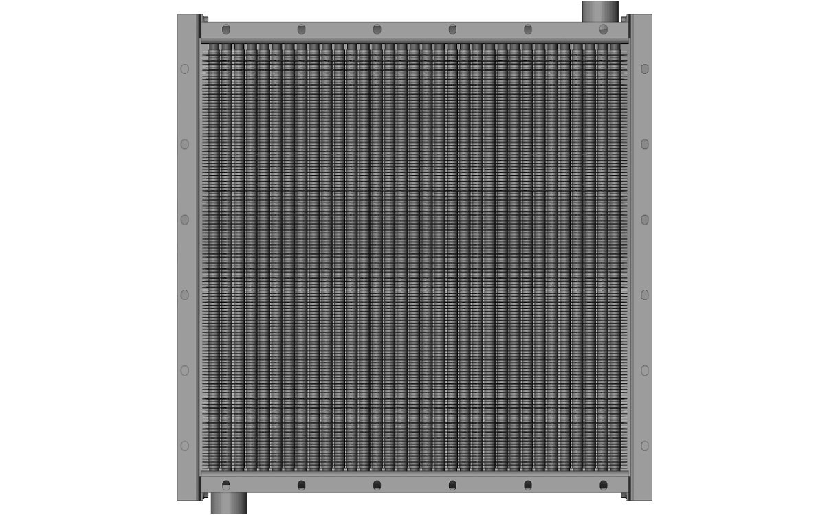 Паровой калорифер для сушки зерна