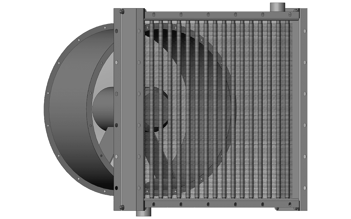 Водяной калорифер для сушильных камер
