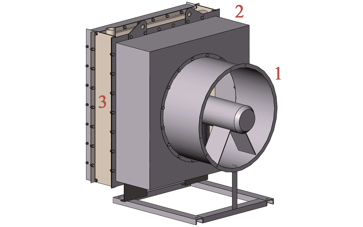 Конструкция парового отопительного агрегата АО 2 Производство паровых отопительных агрегатов АО 2