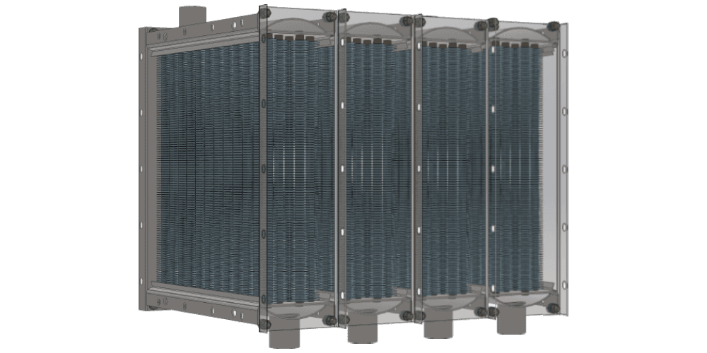 Установка четырехрядных паровых калориферов Расчет многорядной установки паровых воздухонагревателей