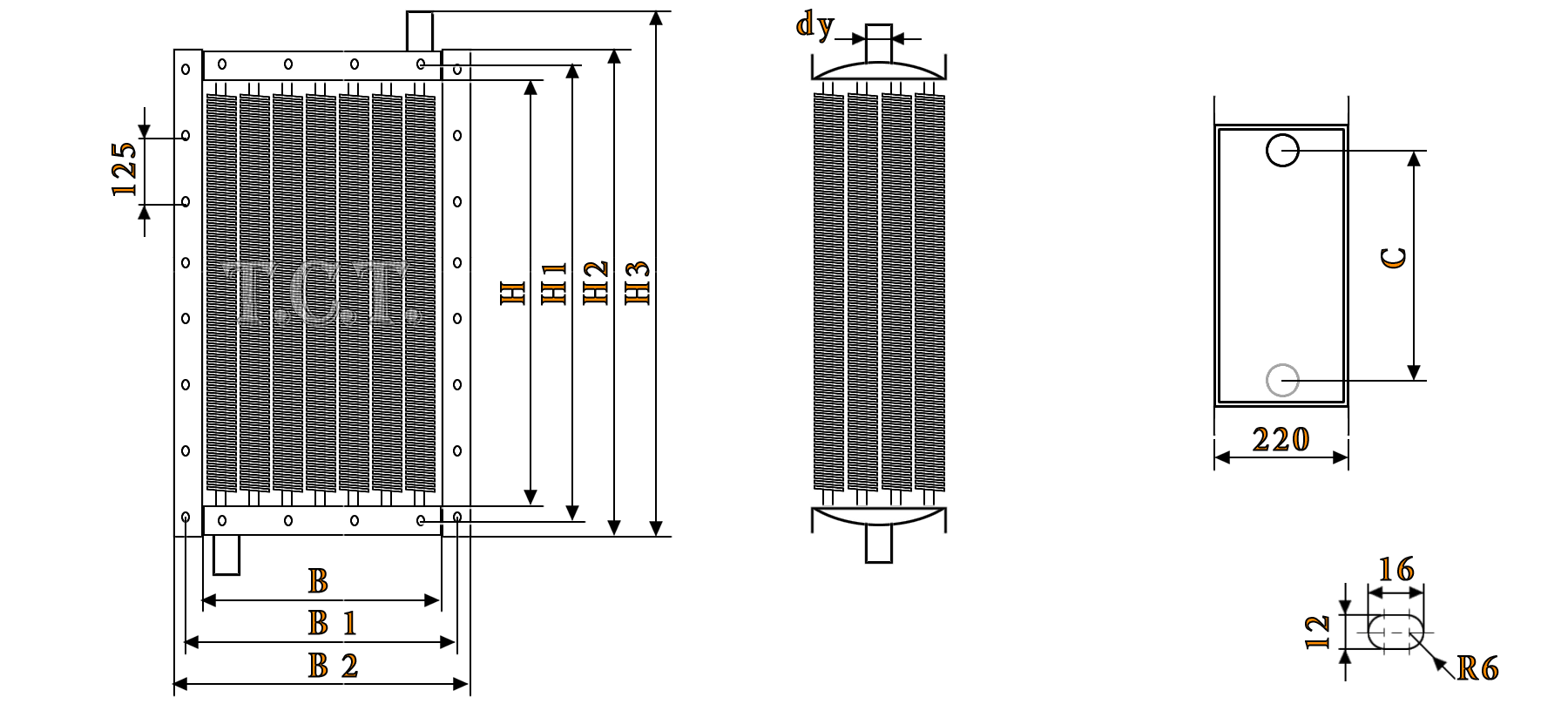Калорифер КП 409 паровой технические характеристики паровой калорифер КП 409 габаритные размеры