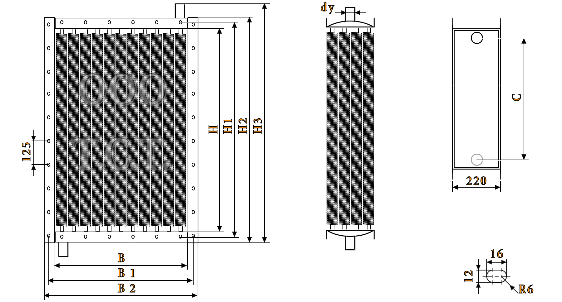 Калорифер КП 411 паровой технические характеристики паровой калорифер КП 411 габаритные размеры