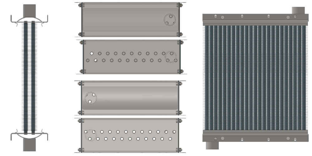 Калорифер паровой КПСк 2-6 Калорифер КПСк 2-6 чертеж