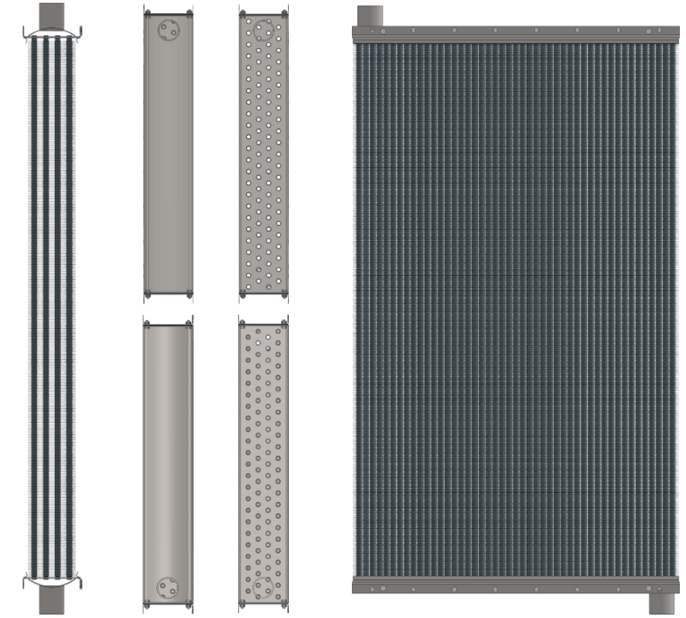 Калорифер паровой КПСк 4-11 Калорифер КПСк 4-11 чертеж