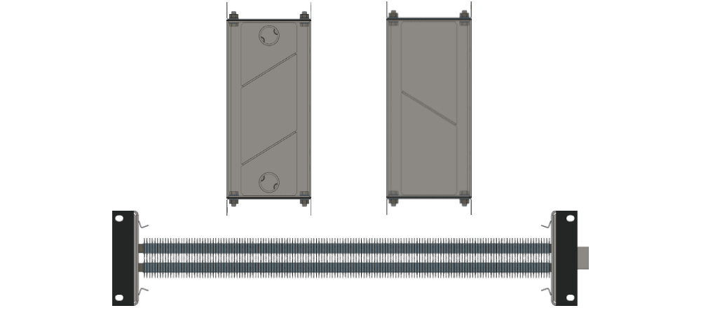 Калорифер водяной КСк 2-3 Калорифер КСк 2-3 чертеж