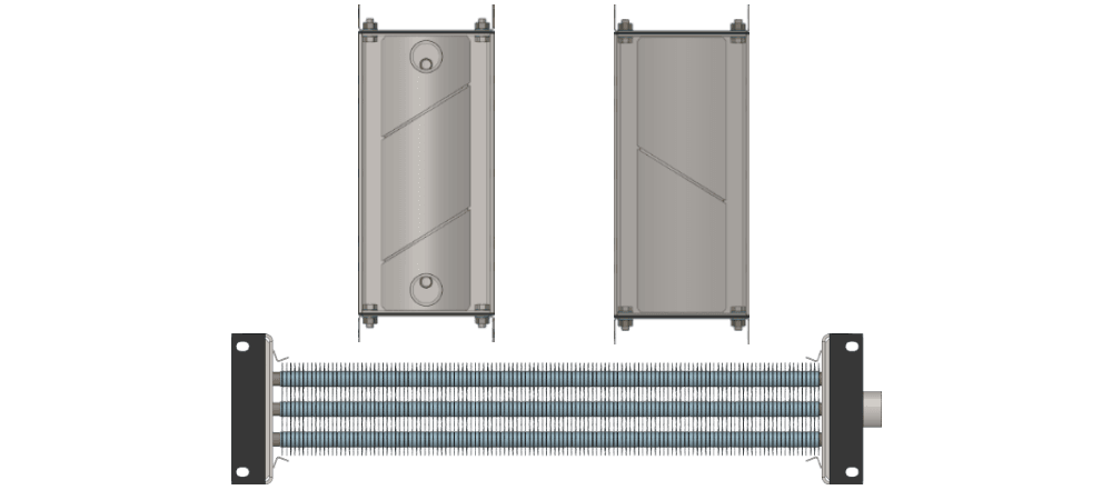 Калорифер водяной КСк 3-2 Калорифер КСк 3-2 чертеж