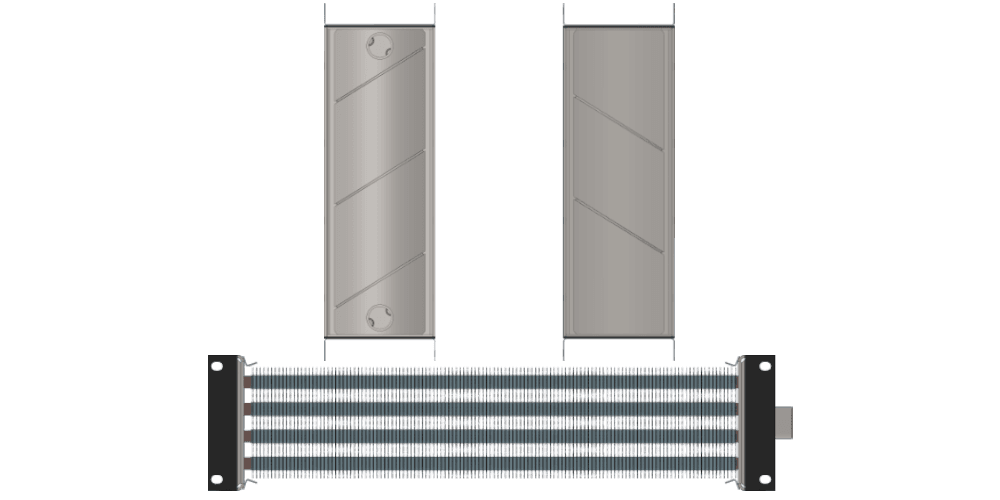 Калорифер водяной КСк 4-7 Калорифер КСк 4-7 чертеж