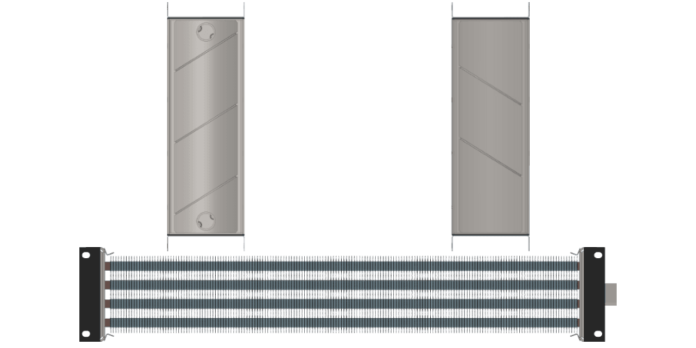 Калорифер водяной КСк 4-9 Калорифер КСк 4-9 чертеж