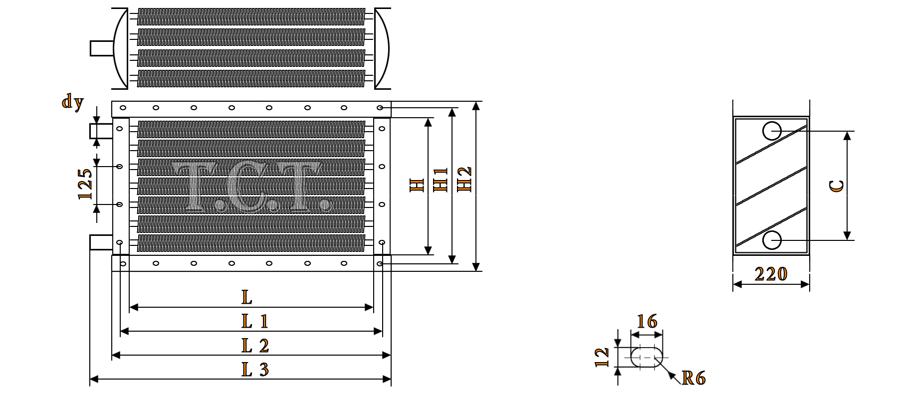 Калорифер ТВВ 406 водяной технические характеристики водяной калорифер ТВВ 406 габаритные размеры