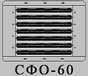 Электрокалорифер СФО (ЭКО) 60. Технические характеристики